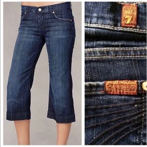 7 For All Mankind Dojo Crop size 30